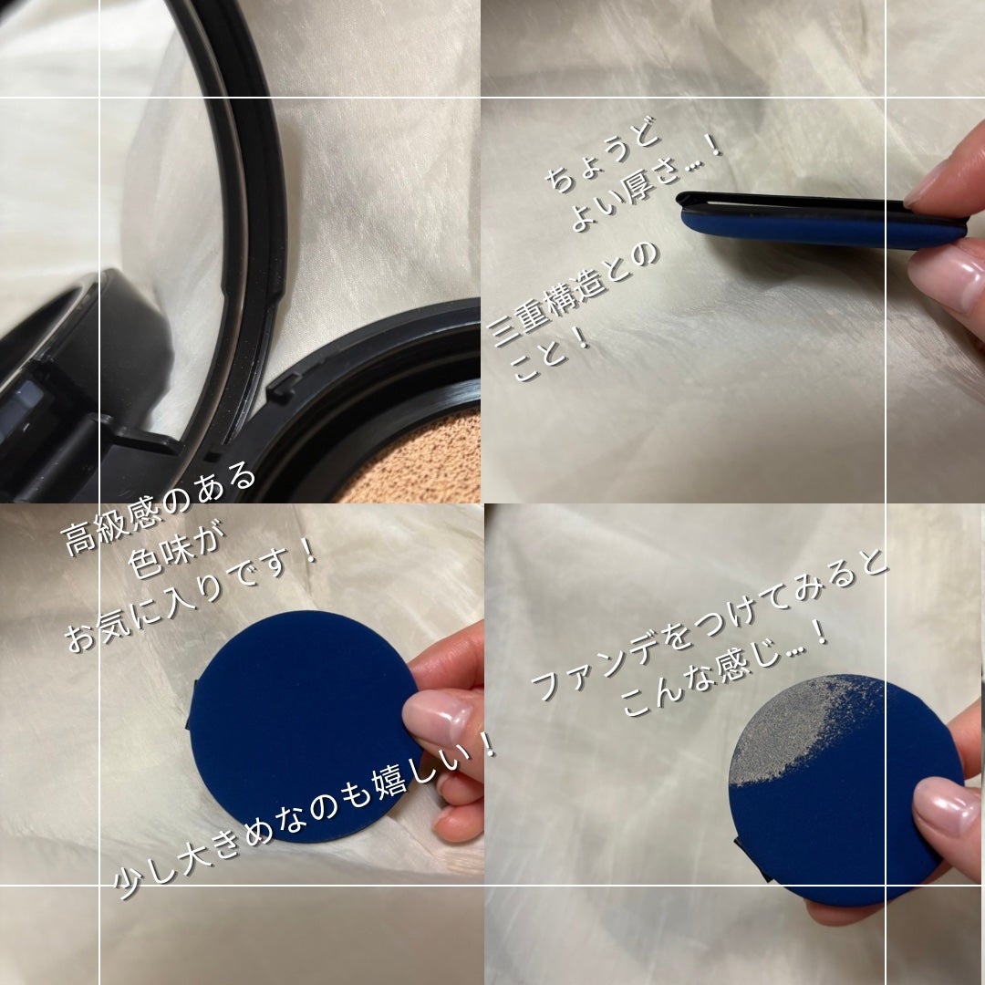 ベルベットジュエルクッション/BIVABOO/クッションファンデーションを使ったクチコミ(3枚目)