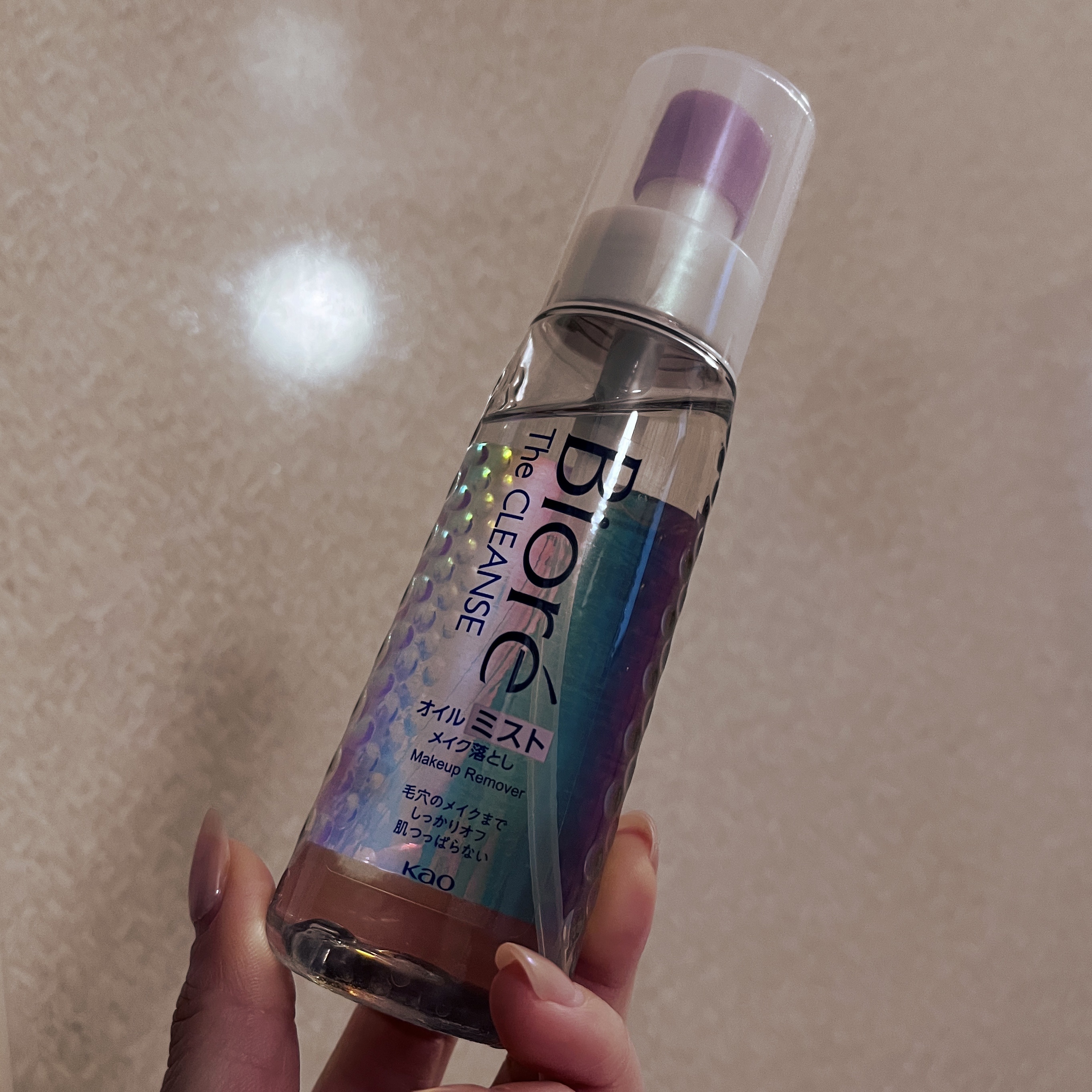 ザ クレンズ オイルミストメイク落とし/ビオレ/オイルクレンジングを使ったクチコミ（1枚目）