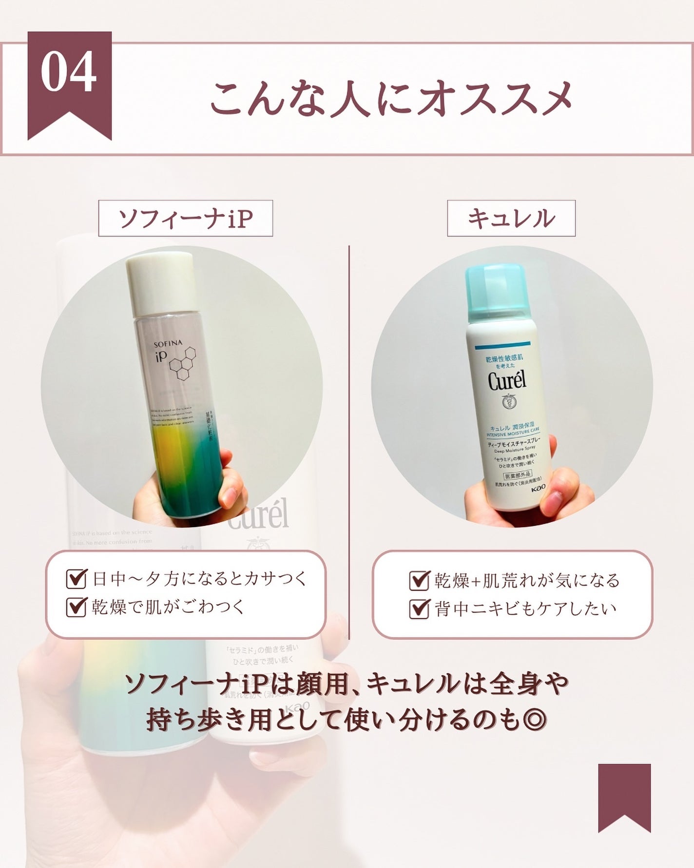 ディープモイスチャースプレー/キュレル/ミスト状化粧水を使ったクチコミ(7枚目)