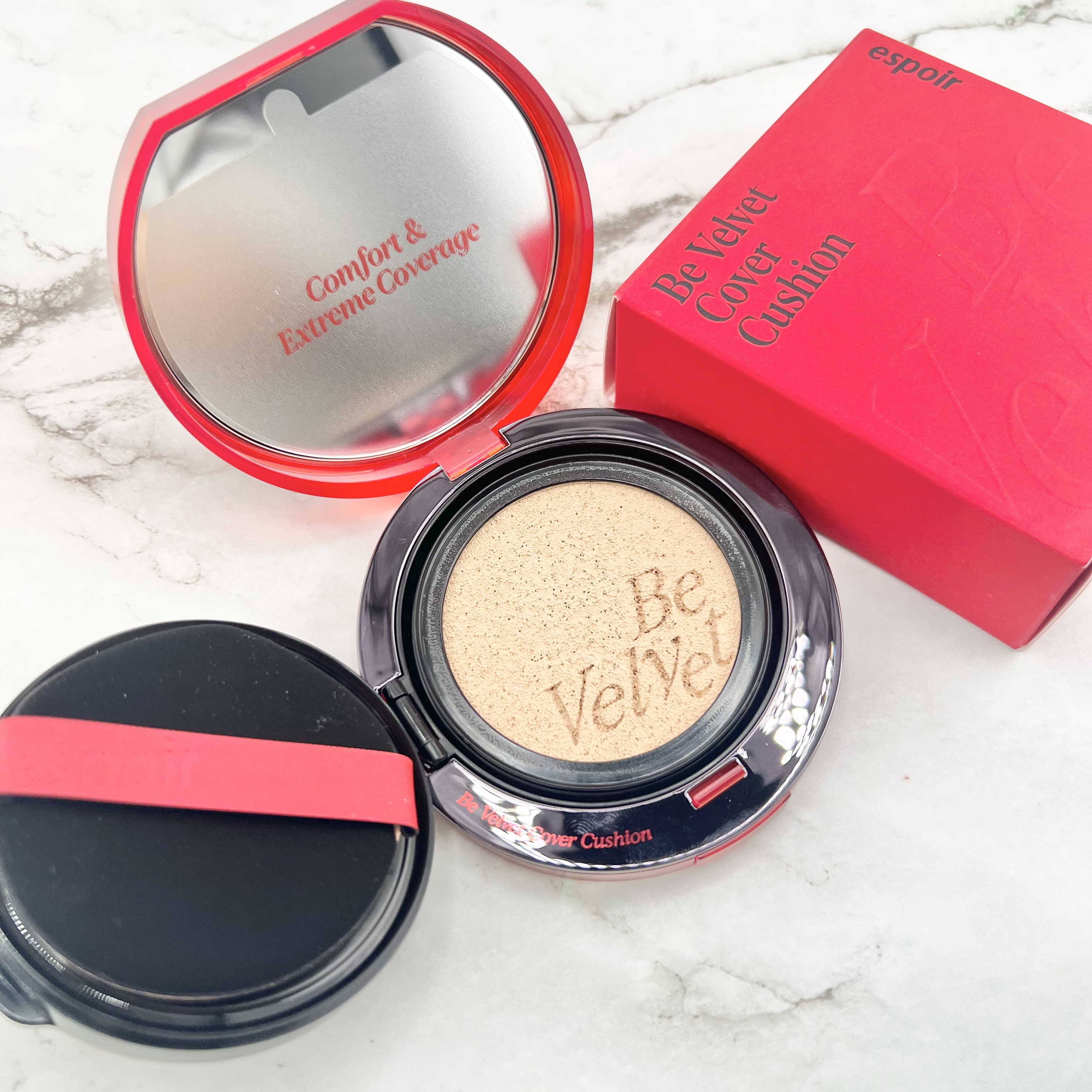ビーベルベットカバークッション/espoir/クッションファンデーションを使ったクチコミ（1枚目）