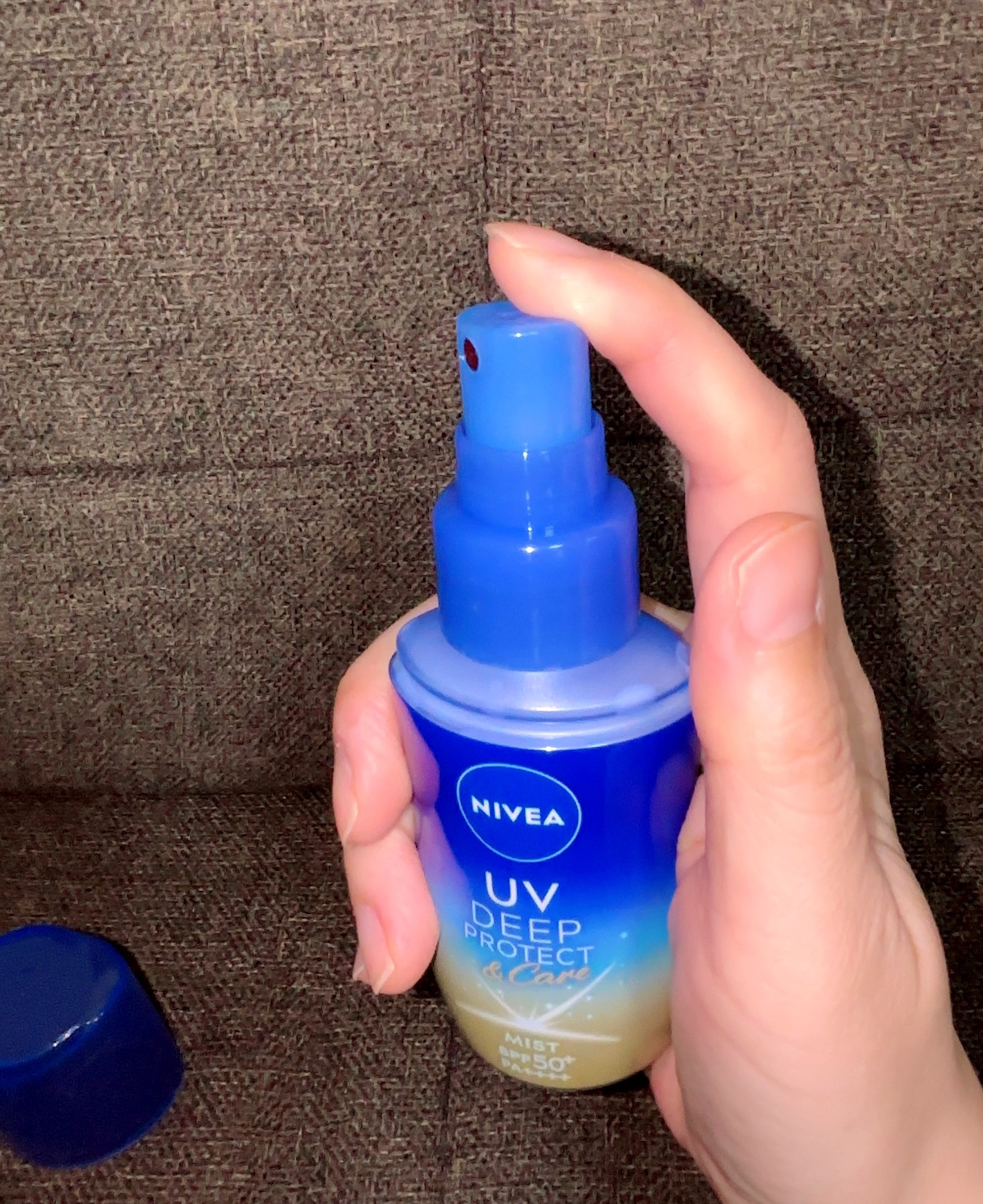 ニベアUV ディーププロテクト＆ケア ミルクミスト/ニベア/日焼け止めミスト・スプレーを使ったクチコミ（3枚目）