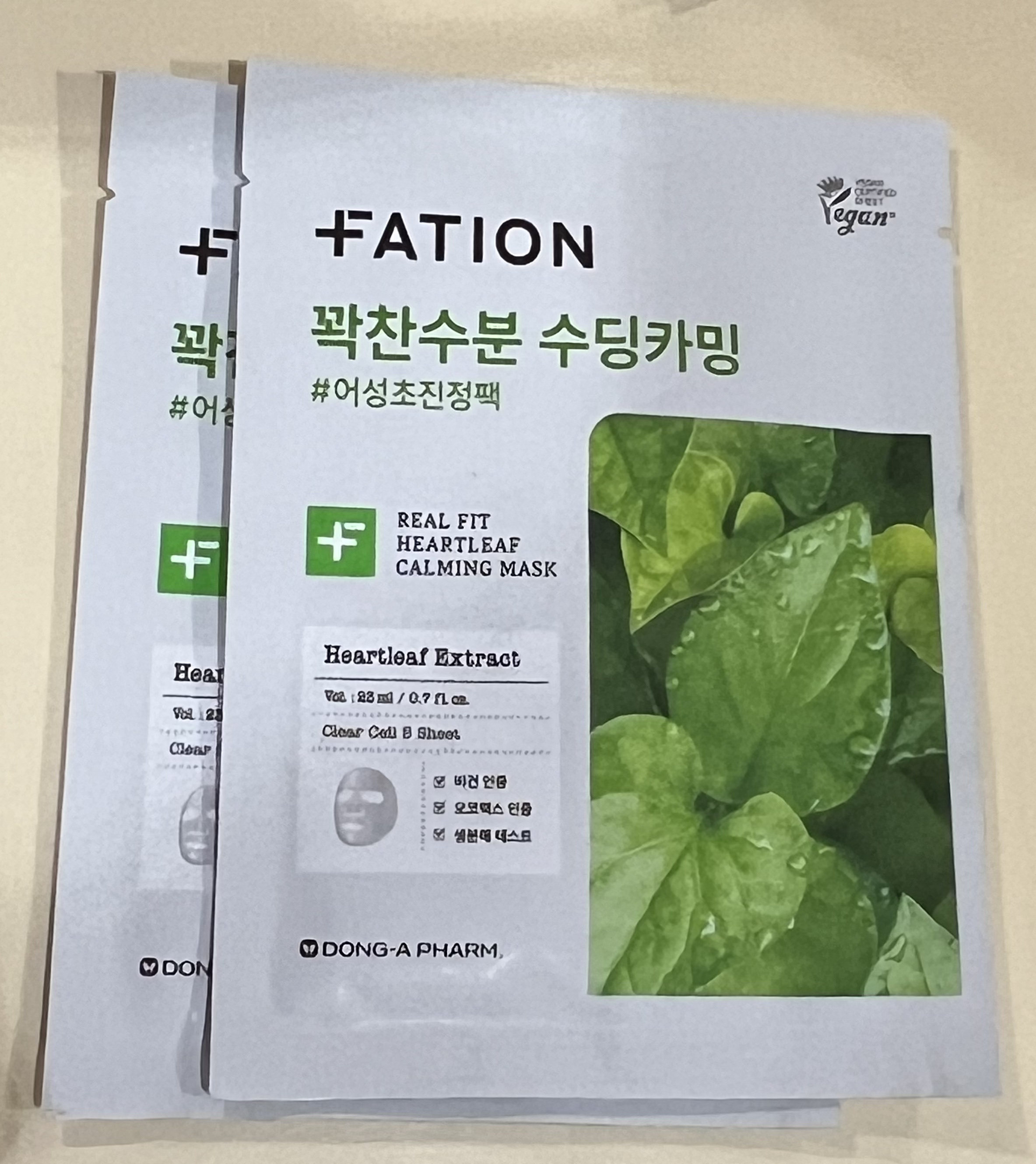 リアルフィット ドクダミ カーミング マスク/FATION/シートマスク・パックを使ったクチコミ（1枚目）