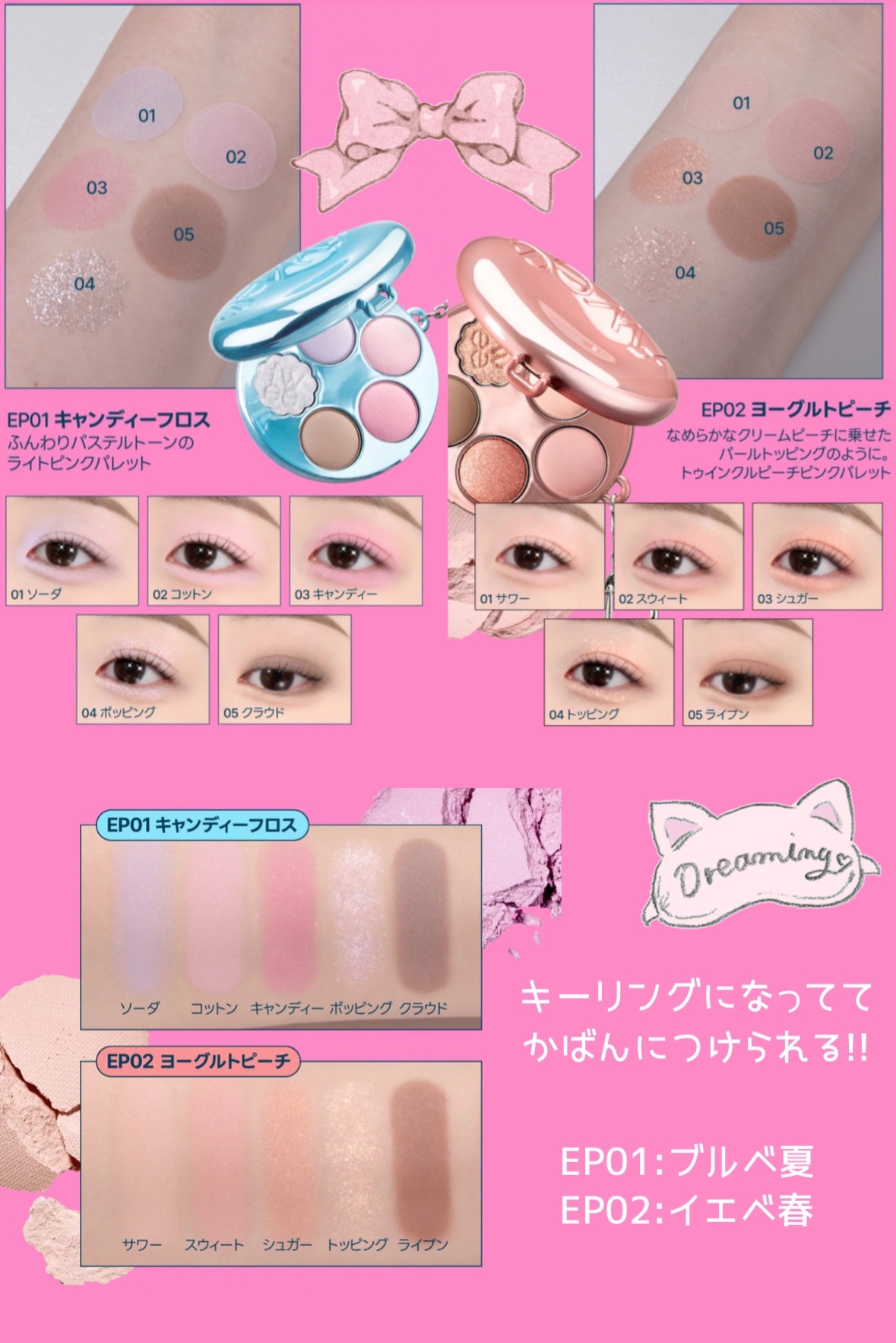 フィー ポケットアイパレット/fwee/アイシャドウパレットを使ったクチコミ（2枚目）