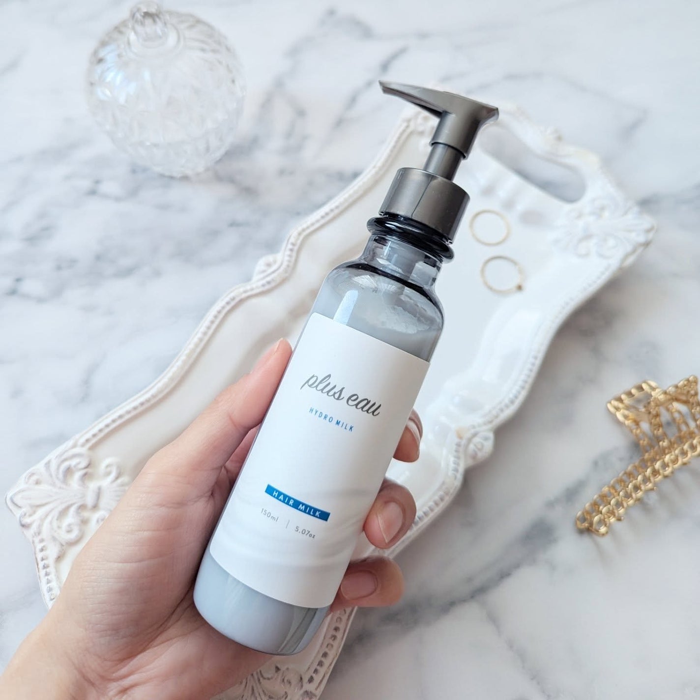 プリュスオー ハイドロミルク/plus eau/ヘアミルクを使ったクチコミ(2枚目)