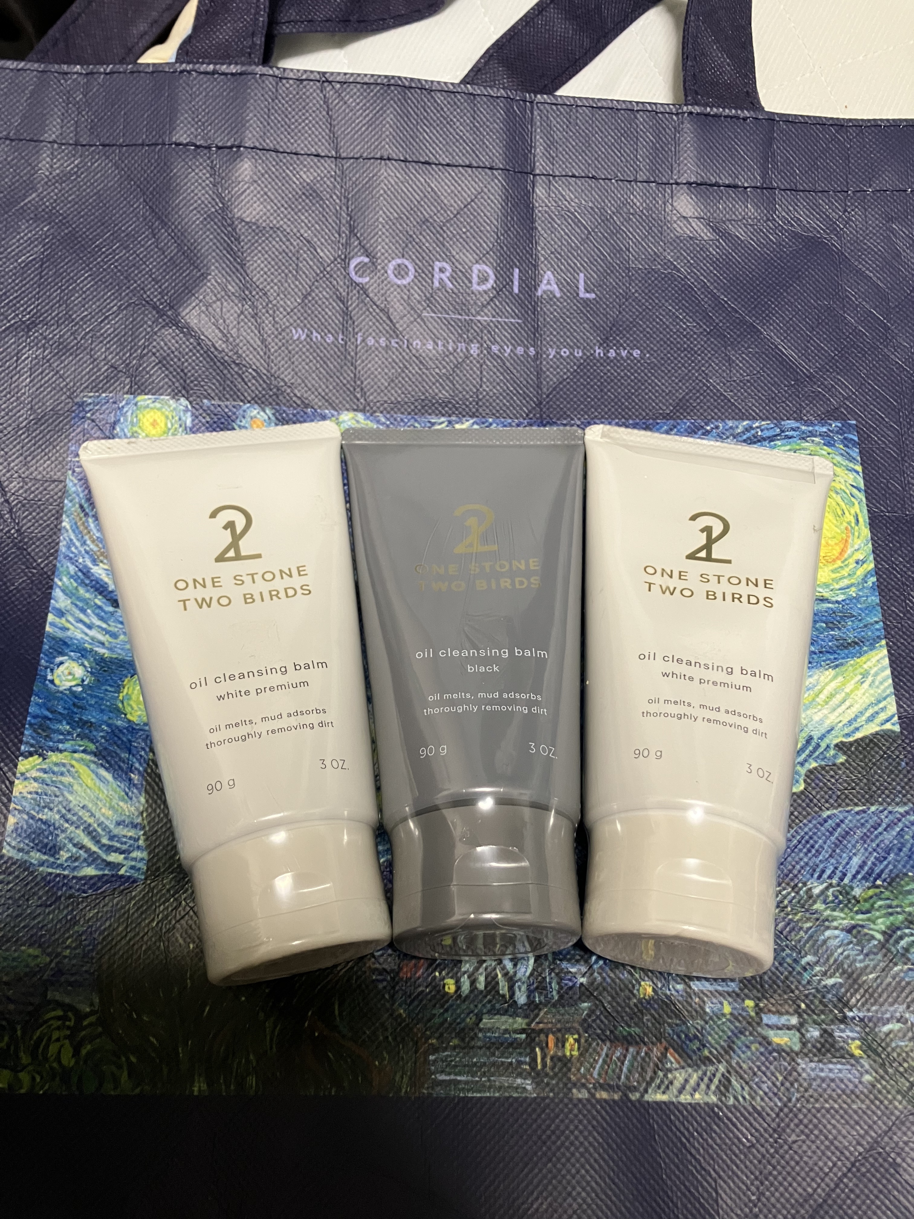 オイルクレンジングバーム ブラック/ONE STONE TWO BIRDS/クレンジングバームを使ったクチコミ（1枚目）