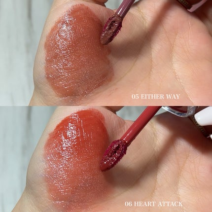 Dewy Syrup Tint/EITHER&/口紅を使ったクチコミ(5枚目)