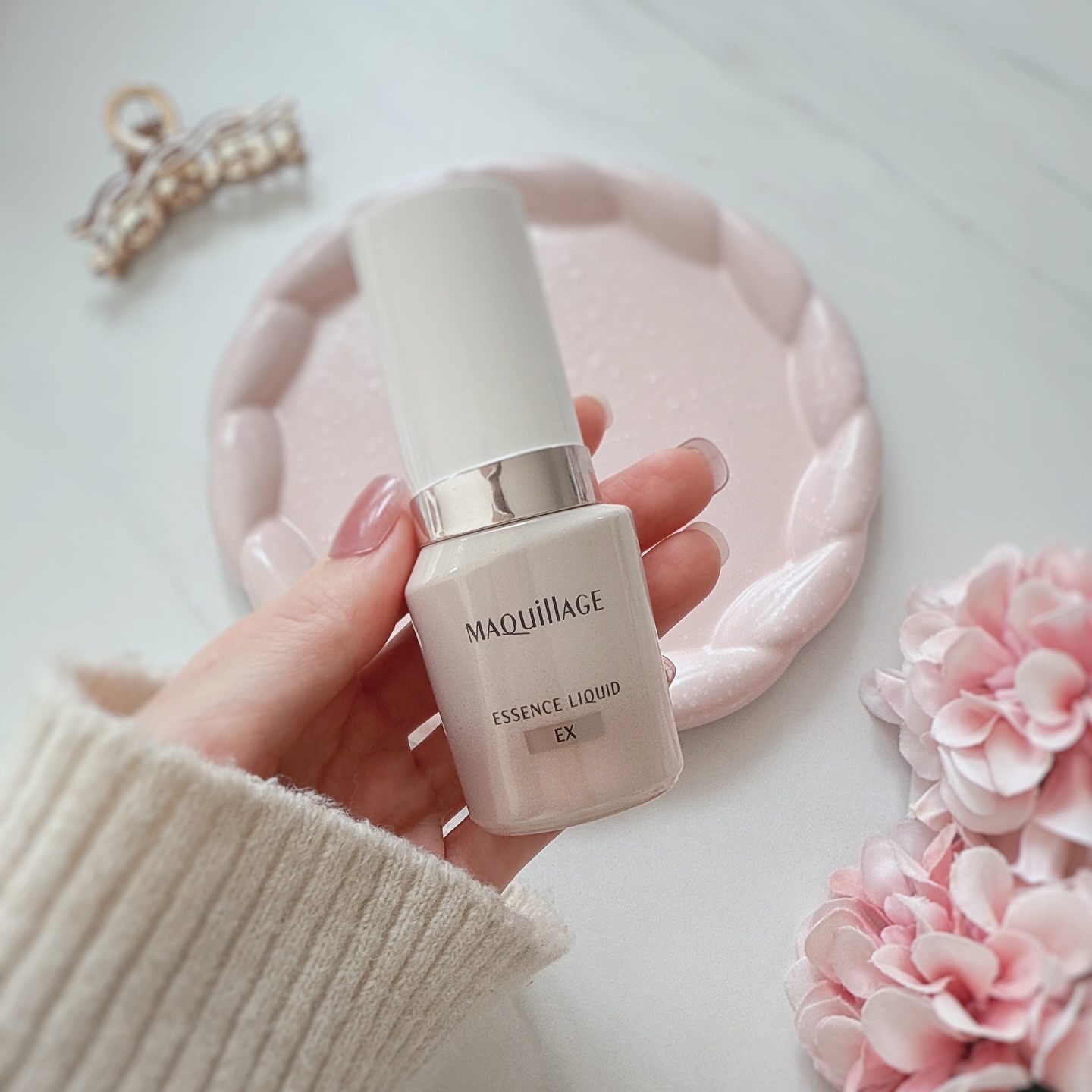 エッセンスリキッド EX/マキアージュ/リキッドファンデーションを使ったクチコミ（1枚目）