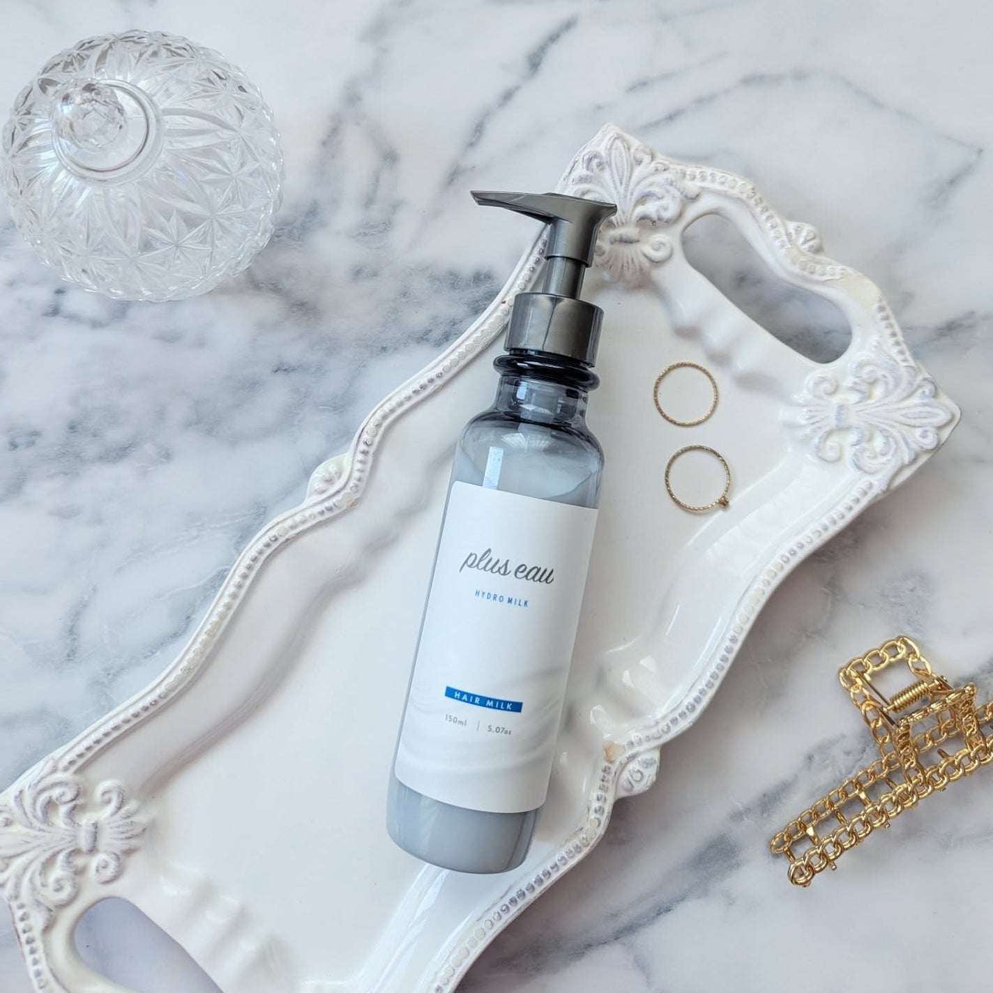 プリュスオー ハイドロミルク/plus eau/ヘアミルクを使ったクチコミ(1枚目)