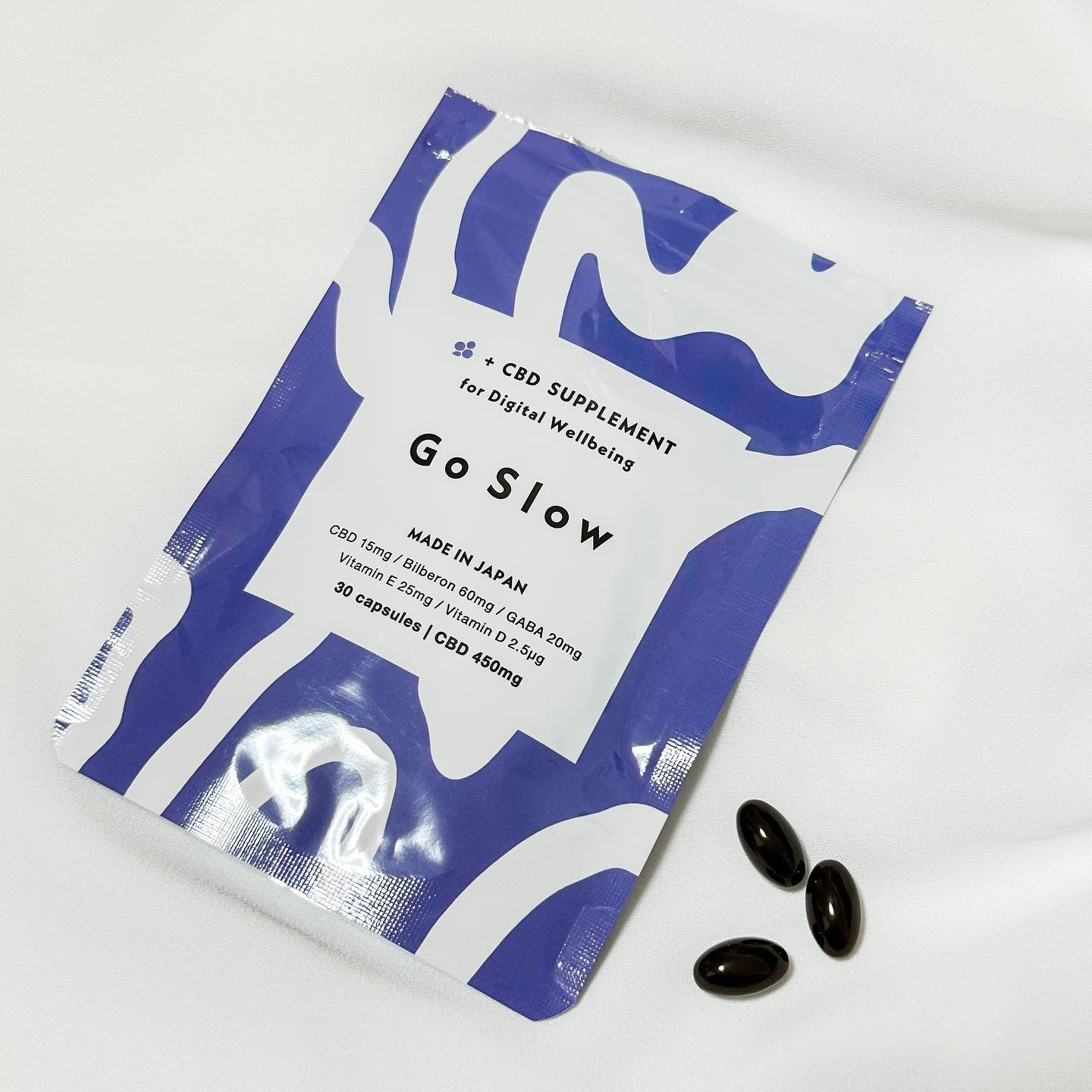 CBDサプリメント for デジタルウェルビーイング/Go Slow/健康サプリメントを使ったクチコミ（2枚目）