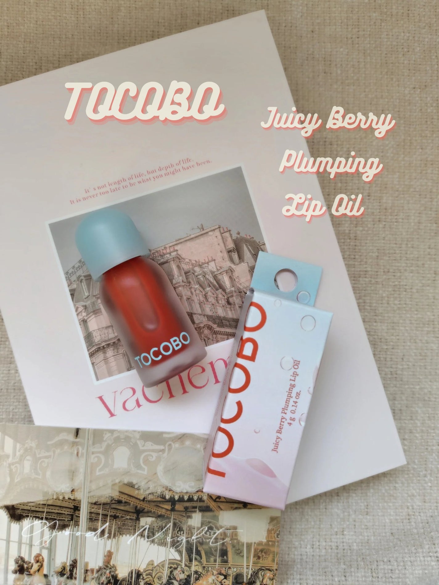 ジューシーベリープランピングリップオイル/TOCOBO/リップグロスを使ったクチコミ(1枚目)