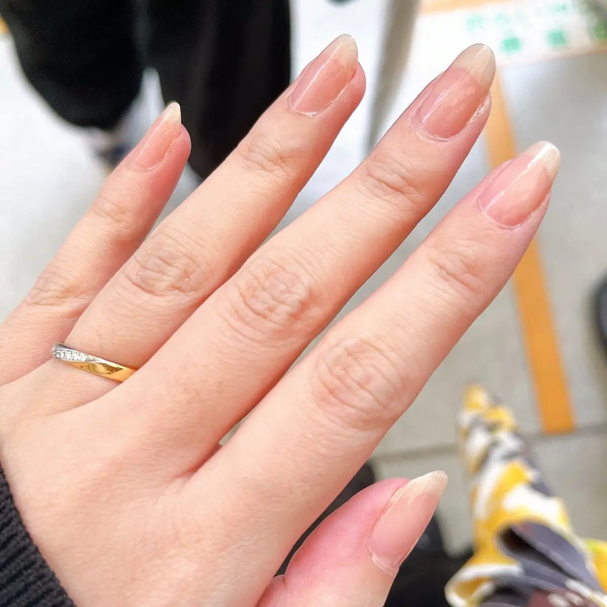 ムードペブル ネイル ハードナー/rom&nd/マニキュアを使ったクチコミ(2枚目)