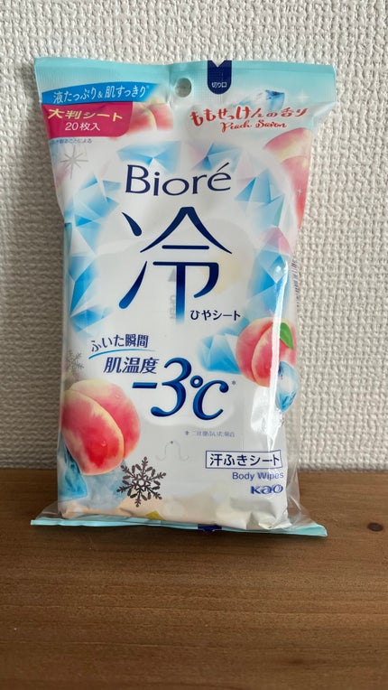 冷シート ももせっけんの香り/ビオレ/ボディシートを使ったクチコミ(1枚目)