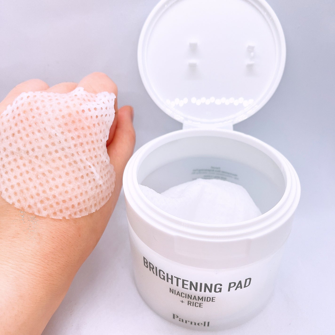 ナイアシンアミド ライス ブライトニング パッド/parnell/トナーパッドを使ったクチコミ(4枚目)
