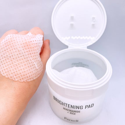 ナイアシンアミド ライス ブライトニング パッド/parnell/トナーパッドを使ったクチコミ(4枚目)