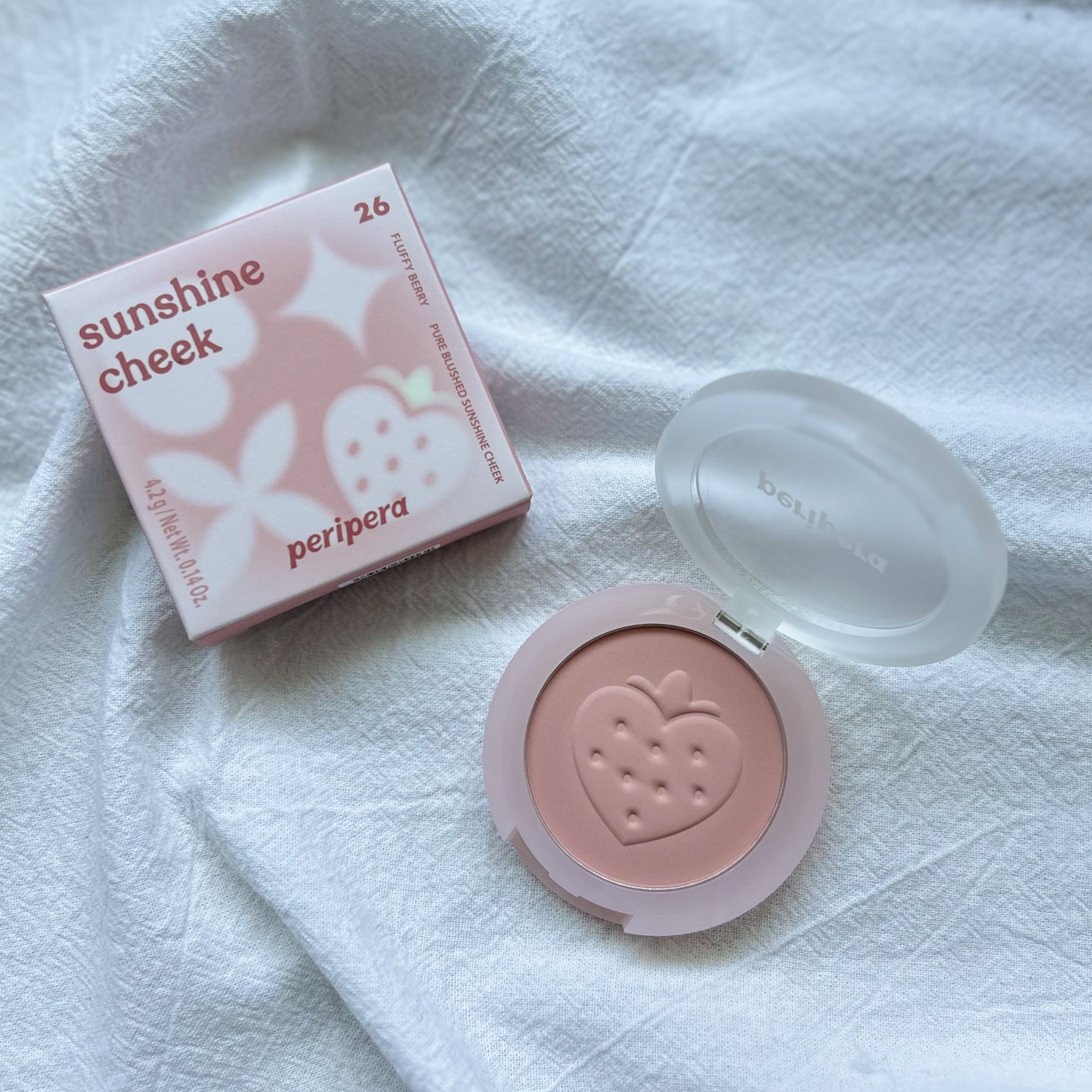 ピュア ブラッシュド サンシャイン チーク/PERIPERA/パウダーチークを使ったクチコミ（1枚目）