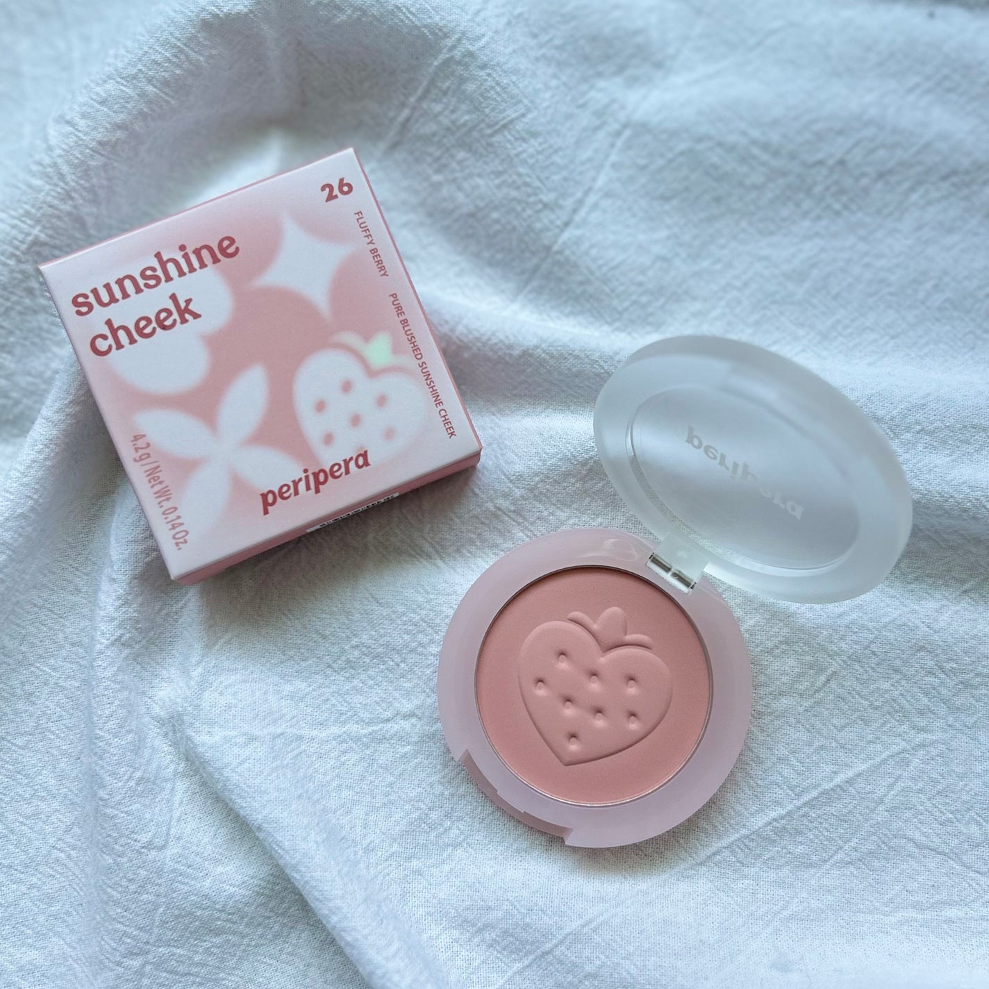 ピュア ブラッシュド サンシャイン チーク/PERIPERA/パウダーチークを使ったクチコミ(1枚目)