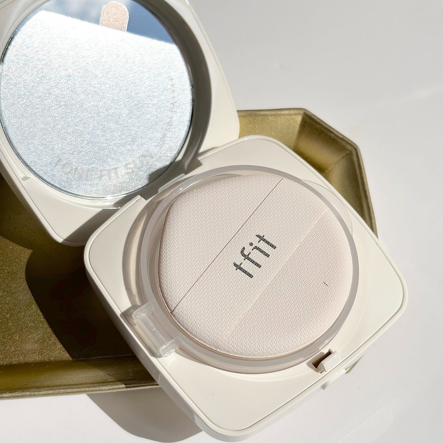 ベースフィットトーンアップサンクッション/TFIT/クッションファンデーションを使ったクチコミ(2枚目)