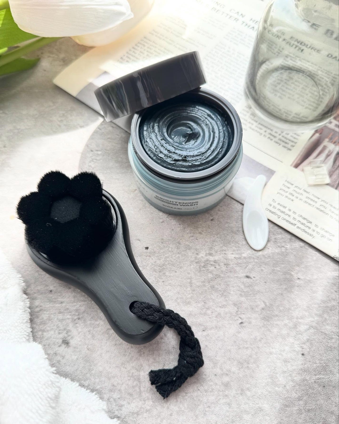 BRIGHTENING WASH black/SHIKARI/洗い流すパック・マスクを使ったクチコミ(2枚目)