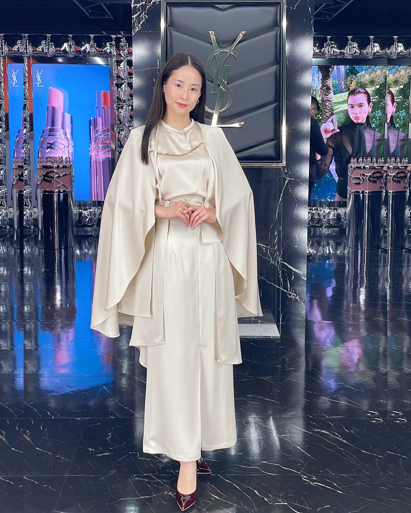 YSL ラブシャイン オイル グロス #2 ラッキー ムーンストーン/YVES SAINT LAURENT BEAUTE/リップグロスを使ったクチコミ（1枚目）