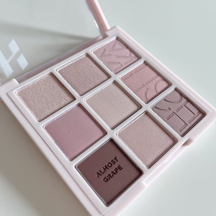 マイフェイブムードアイパレット 9カラー/HOLIKA HOLIKA/アイシャドウパレットを使ったクチコミ(4枚目)