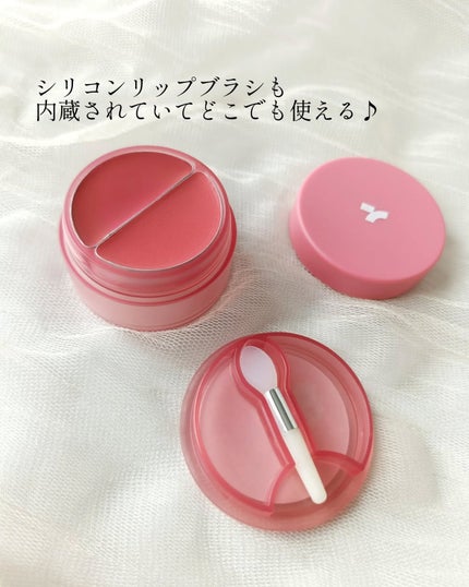 チークトーン リップ&チーク デュオバーム/TONYMOLY/口紅を使ったクチコミ(8枚目)