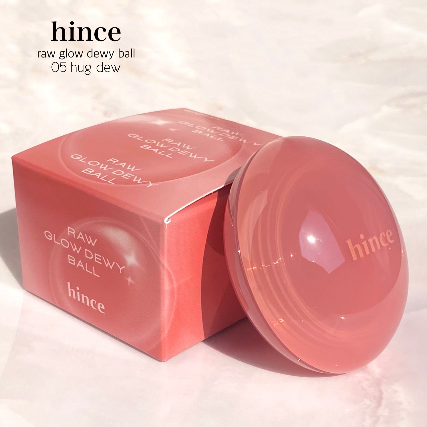 ロウグロウデューイーボール 05 ハグデュー/hince/リップバームを使ったクチコミ（2枚目）