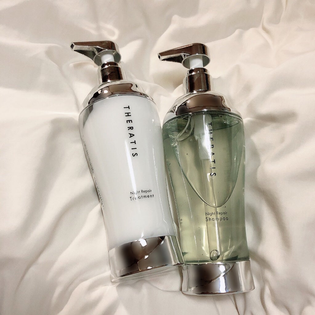 ナイトリペア シャンプー/ヘアトリートメント/THERATIS/シャンプー・コンディショナーを使ったクチコミ(2枚目)