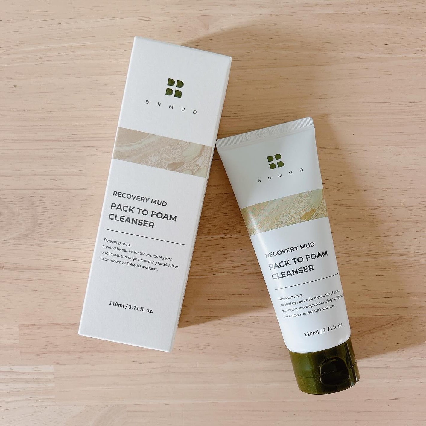 リカバリーマッドバックツーフォームクレンザー/BRMUD/洗顔フォームを使ったクチコミ(1枚目)