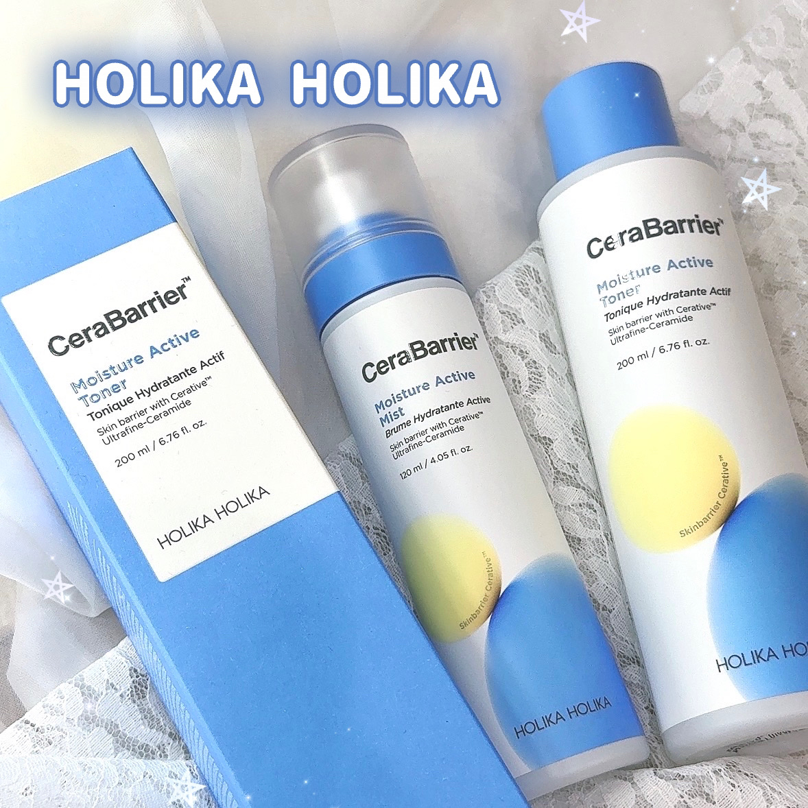 セラバリア　モイスチャーアクティブ　ミスト/HOLIKA HOLIKA/ミスト状化粧水を使ったクチコミ（1枚目）