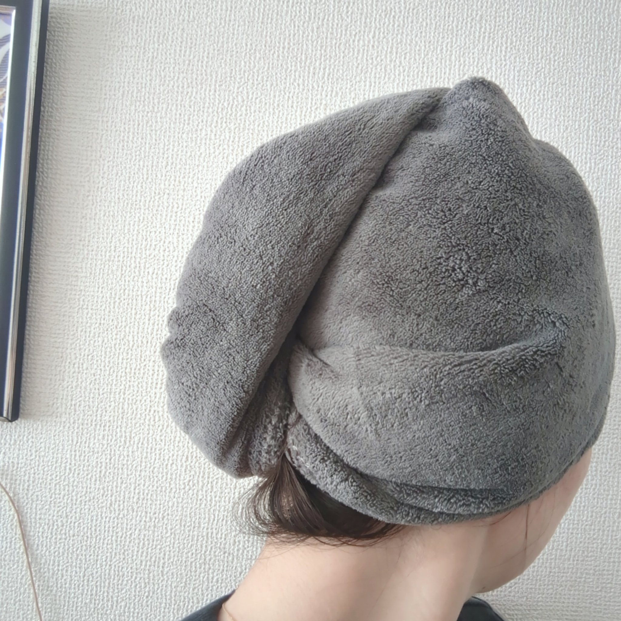 Uniqree Dry Haircap ユニークリードライヘアキャップ/ビー・エヌ/ヘアケアグッズを使ったクチコミ（2枚目）