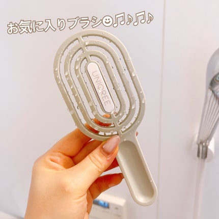 ユニークリー 4wayスムースヘアブラシ/ビー・エヌ/ヘアブラシを使ったクチコミ(5枚目)