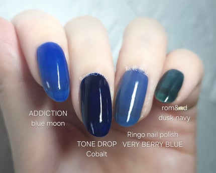 TONE DROP ネイルポリッシュ 052 Cobalt/D-UP/マニキュアの画像