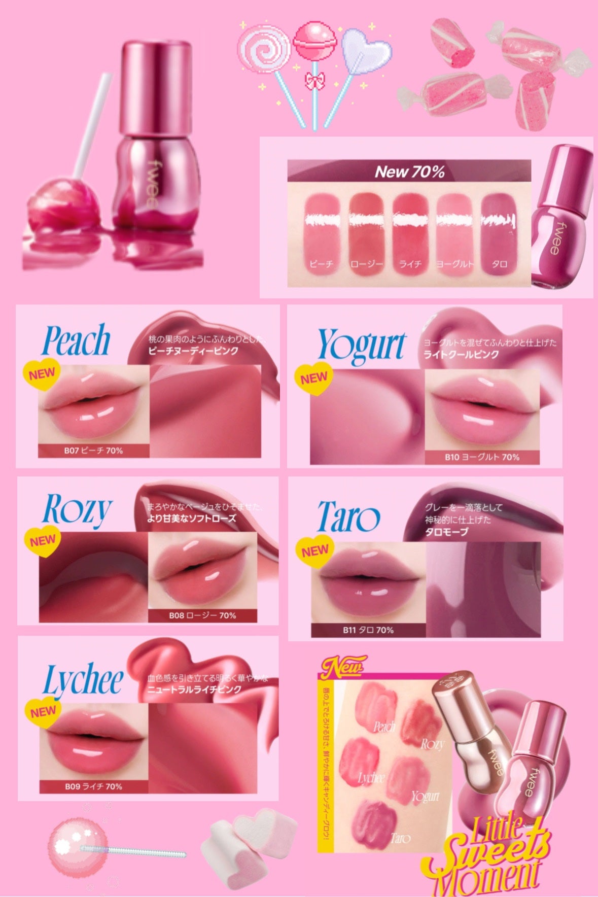 フィー 3Dボリューミンググロス/fwee/リップグロスを使ったクチコミ(8枚目)