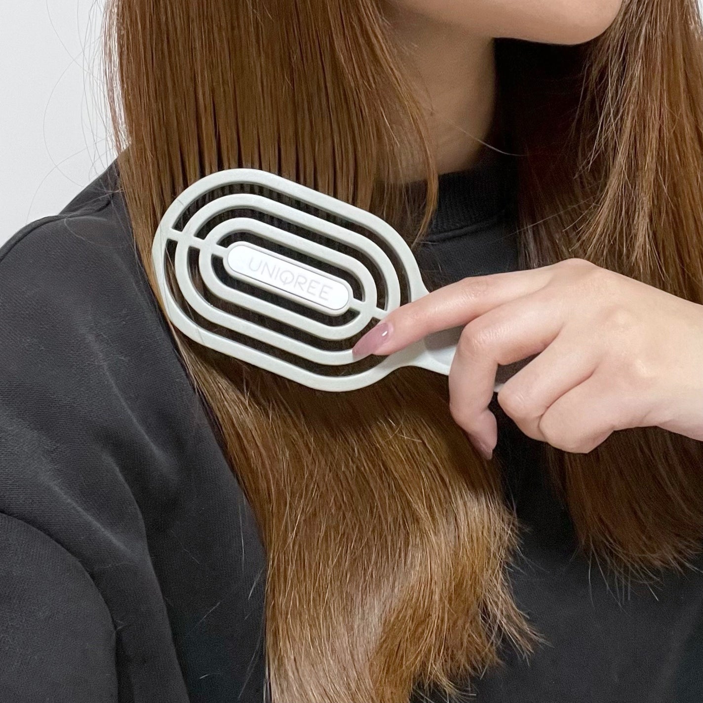 ユニークリー 4wayスムースヘアブラシ/ビー・エヌ/ヘアブラシを使ったクチコミ(4枚目)