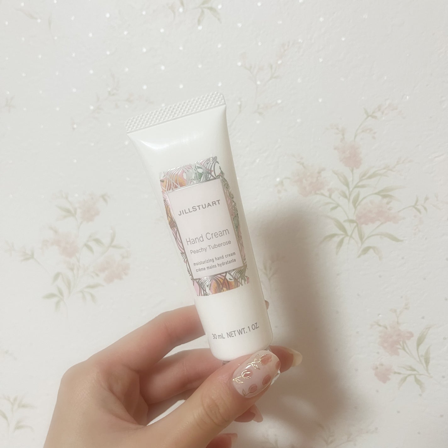 ハンドクリーム ピーチーチュベローズ/JILL STUART/ハンドクリームを使ったクチコミ(1枚目)