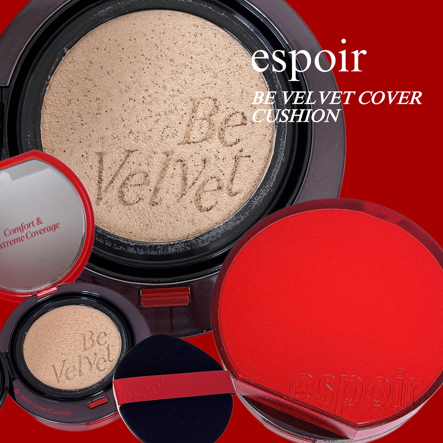 ビーベルベットカバークッション/espoir/クッションファンデーションを使ったクチコミ（1枚目）
