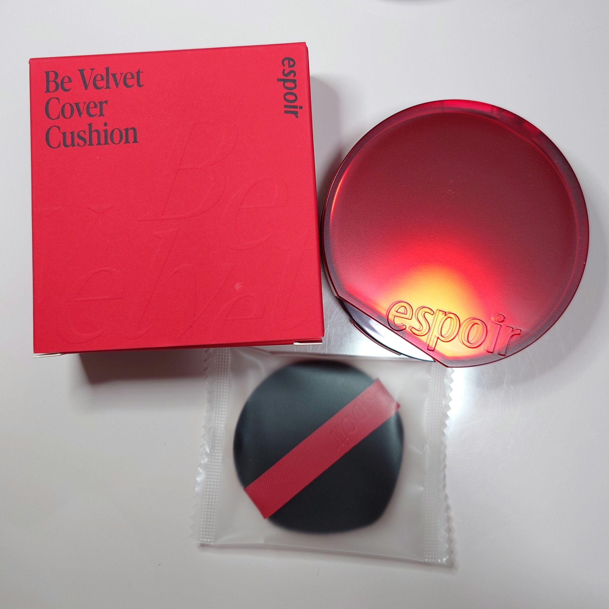 ビーベルベットカバークッション/espoir/クッションファンデーションを使ったクチコミ（1枚目）