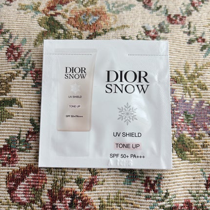 ディオール スノー UVシールド トーンアップ 50+/Dior/日焼け止めミルクを使ったクチコミ(1枚目)