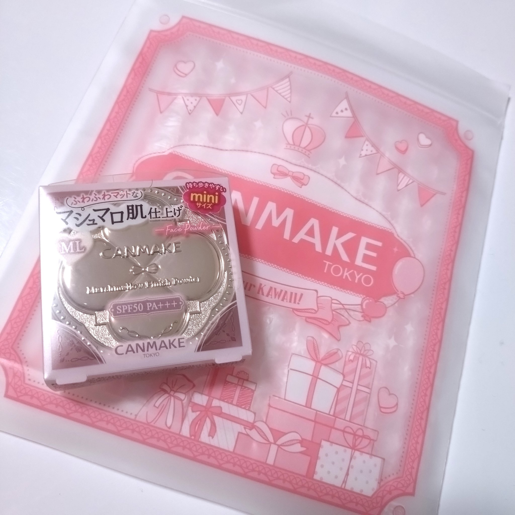 マシュマロフィニッシュパウダー mini/キャンメイク/フェイスパウダーを使ったクチコミ（1枚目）