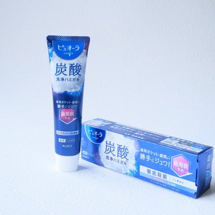 ピュオーラ 炭酸ハミガキ【医薬部外品】/ピュオーラ/歯磨き粉を使ったクチコミ(1枚目)