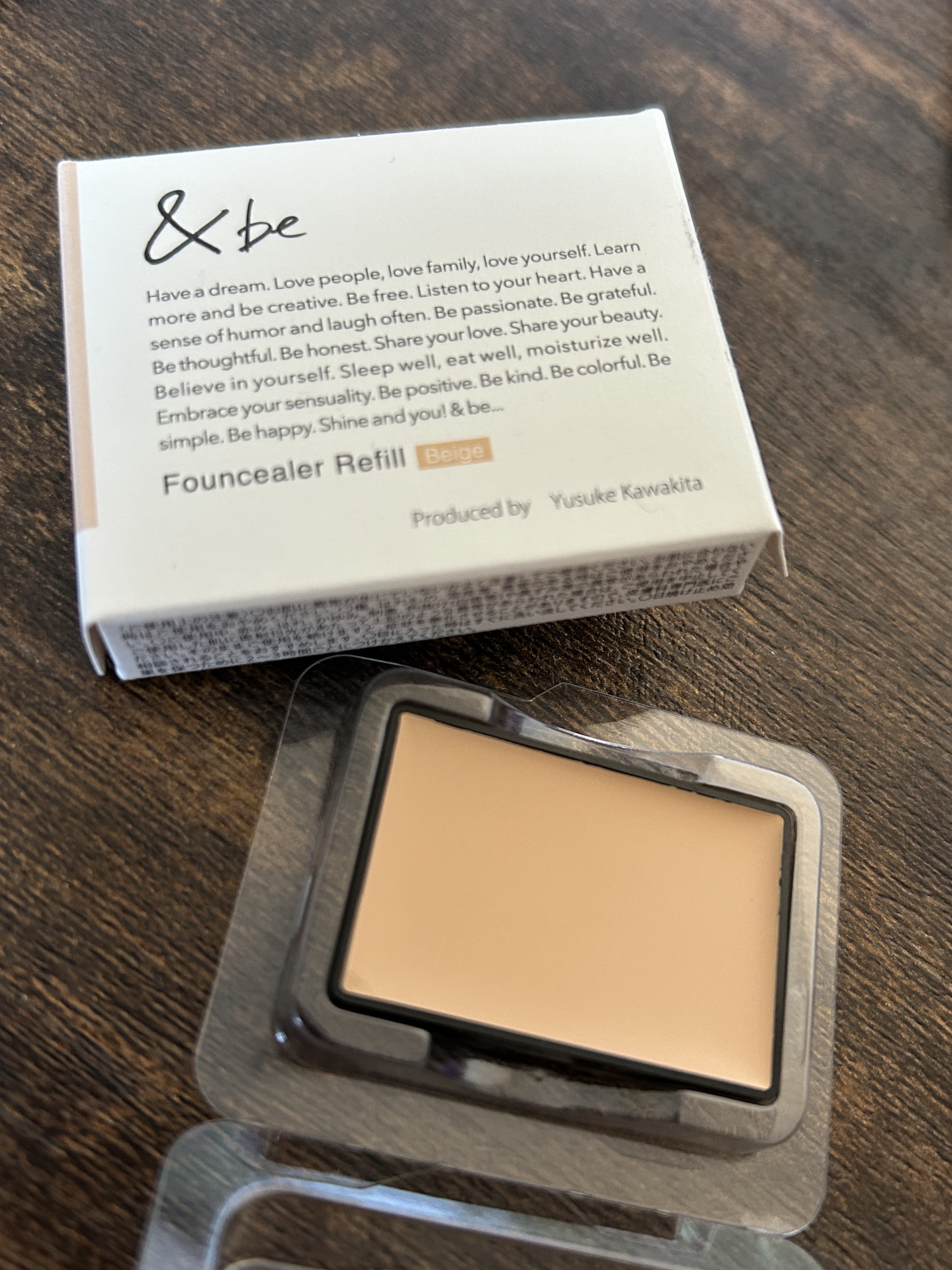&be ファンシーラー ベージュ(詰め替え用リフィル)/＆be/パレットコンシーラーを使ったクチコミ（1枚目）