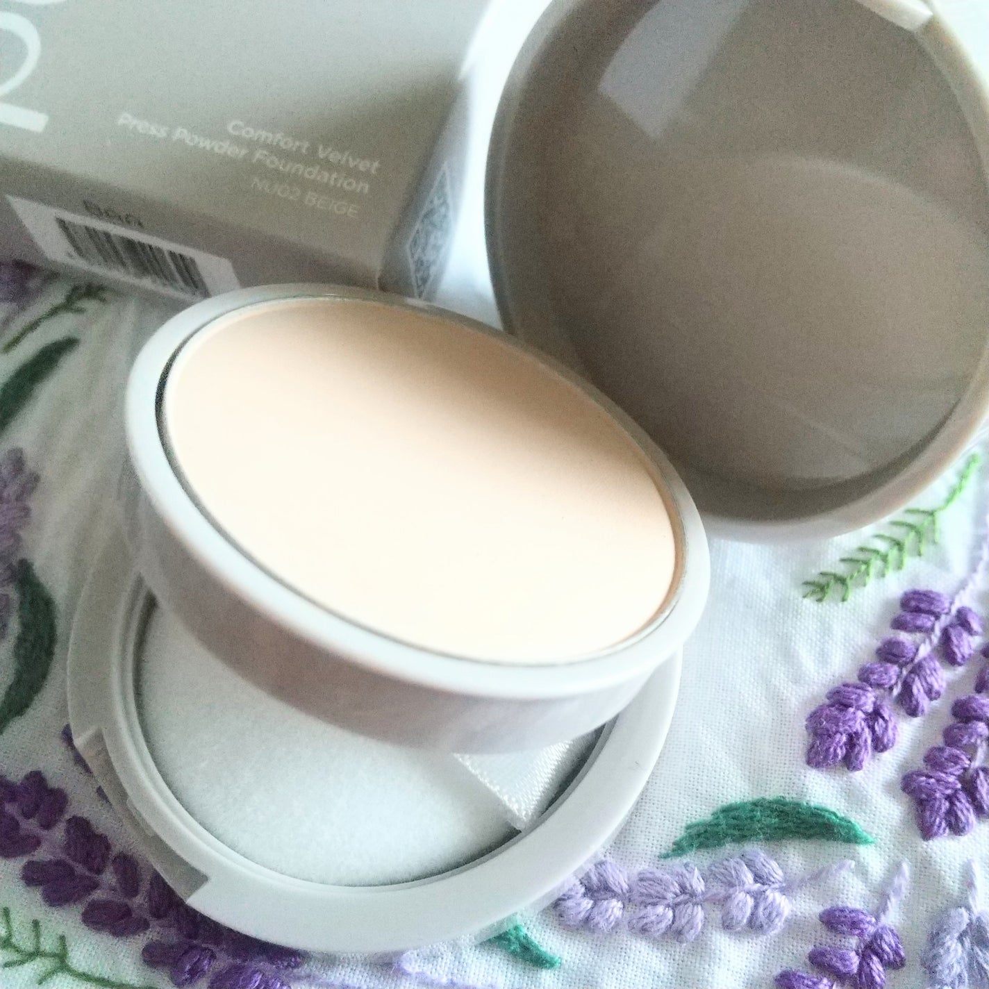 コンフォートベルベットプレスパウダーファンデーション/&nd by rom&nd/プレストパウダーを使ったクチコミ(2枚目)