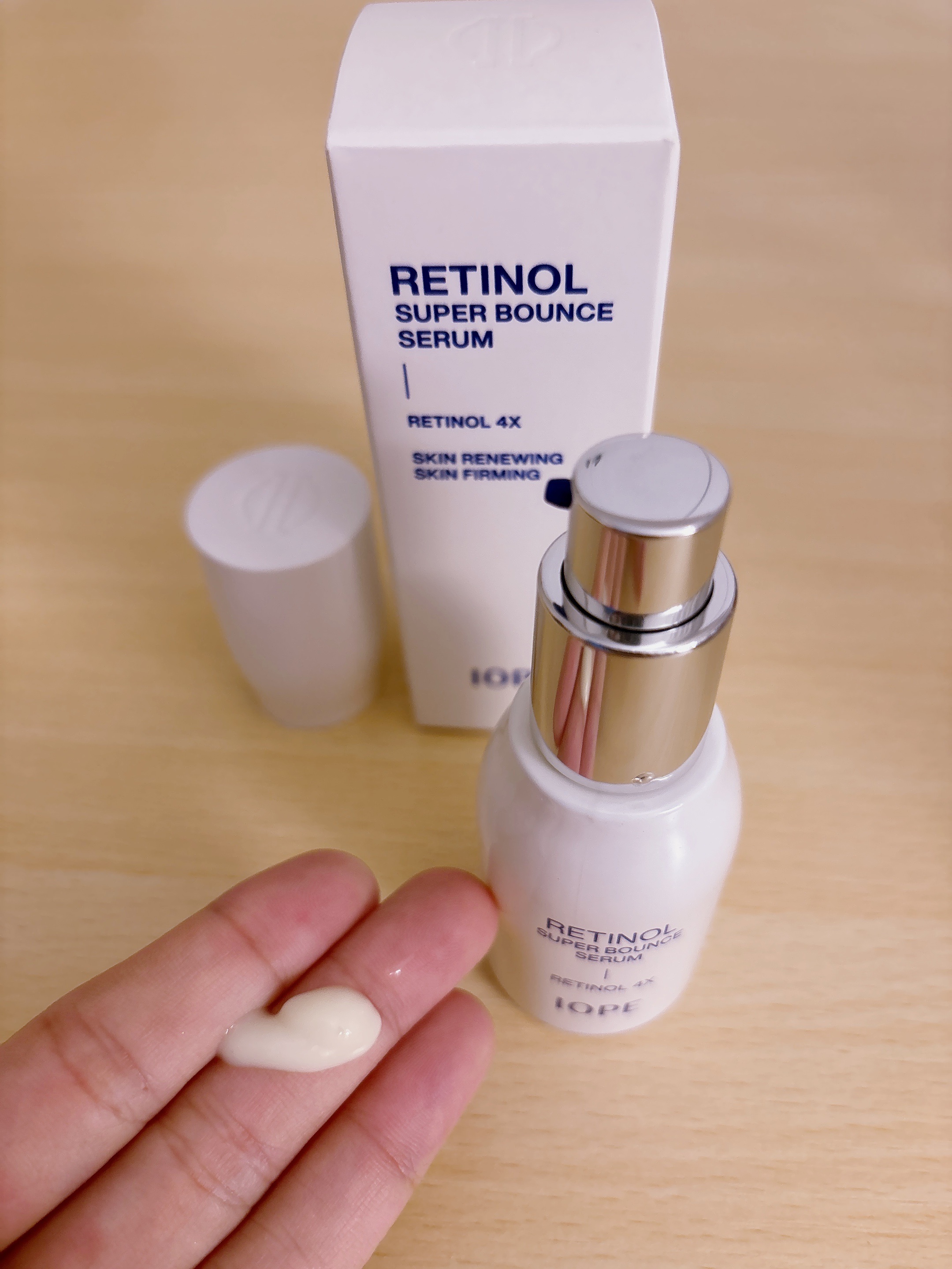 レチノール スーパーバウンス セラム/IOPE/美容液を使ったクチコミ（2枚目）