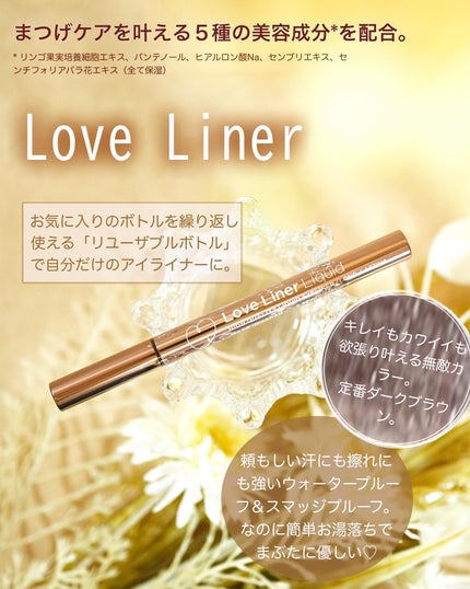リキッドアイライナーR4/ラブ・ライナー/リキッドアイライナーを使ったクチコミ(1枚目)