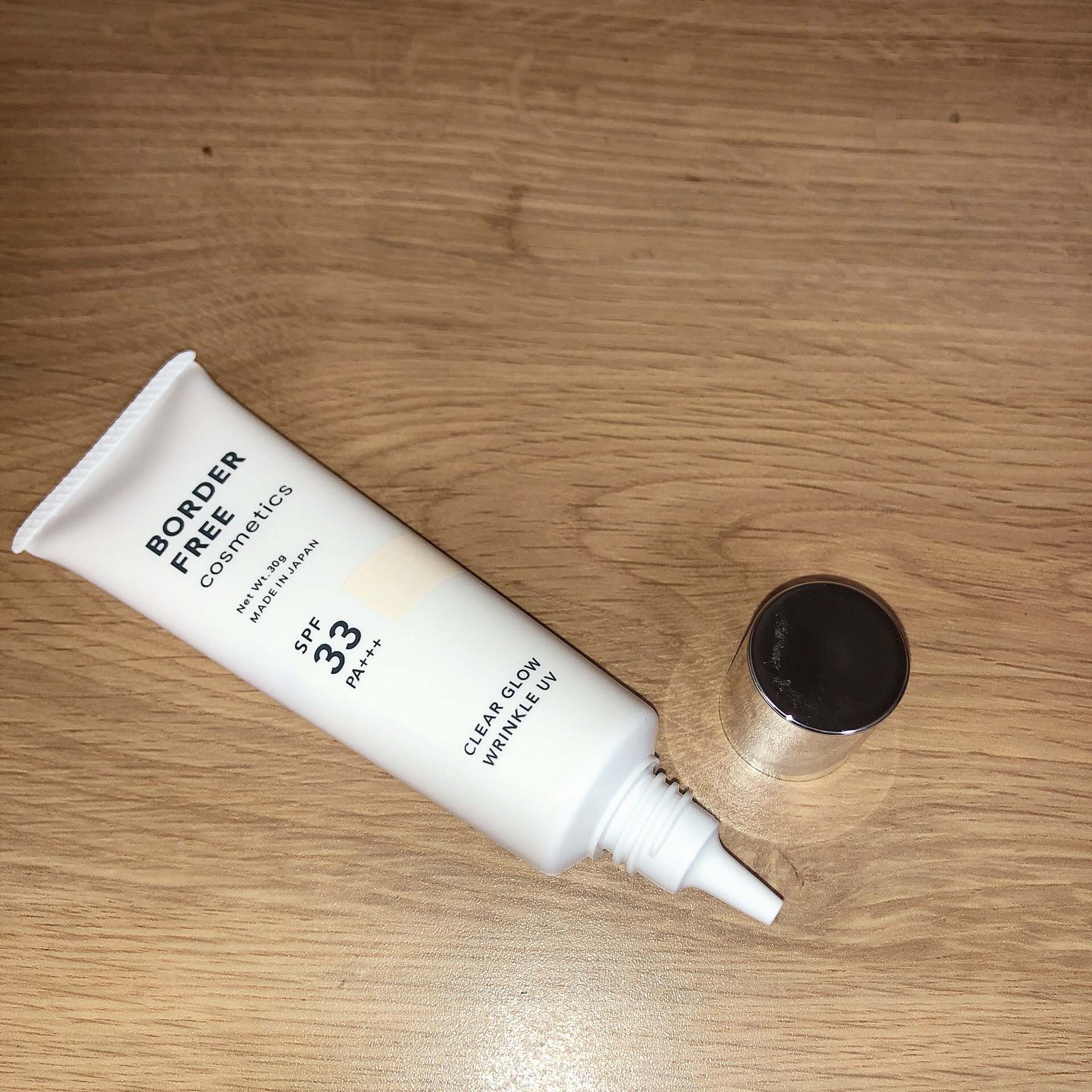 クリアグロウリンクルUV/BORDER FREE cosmetics/日焼け止め・UVケアを使ったクチコミ（2枚目）