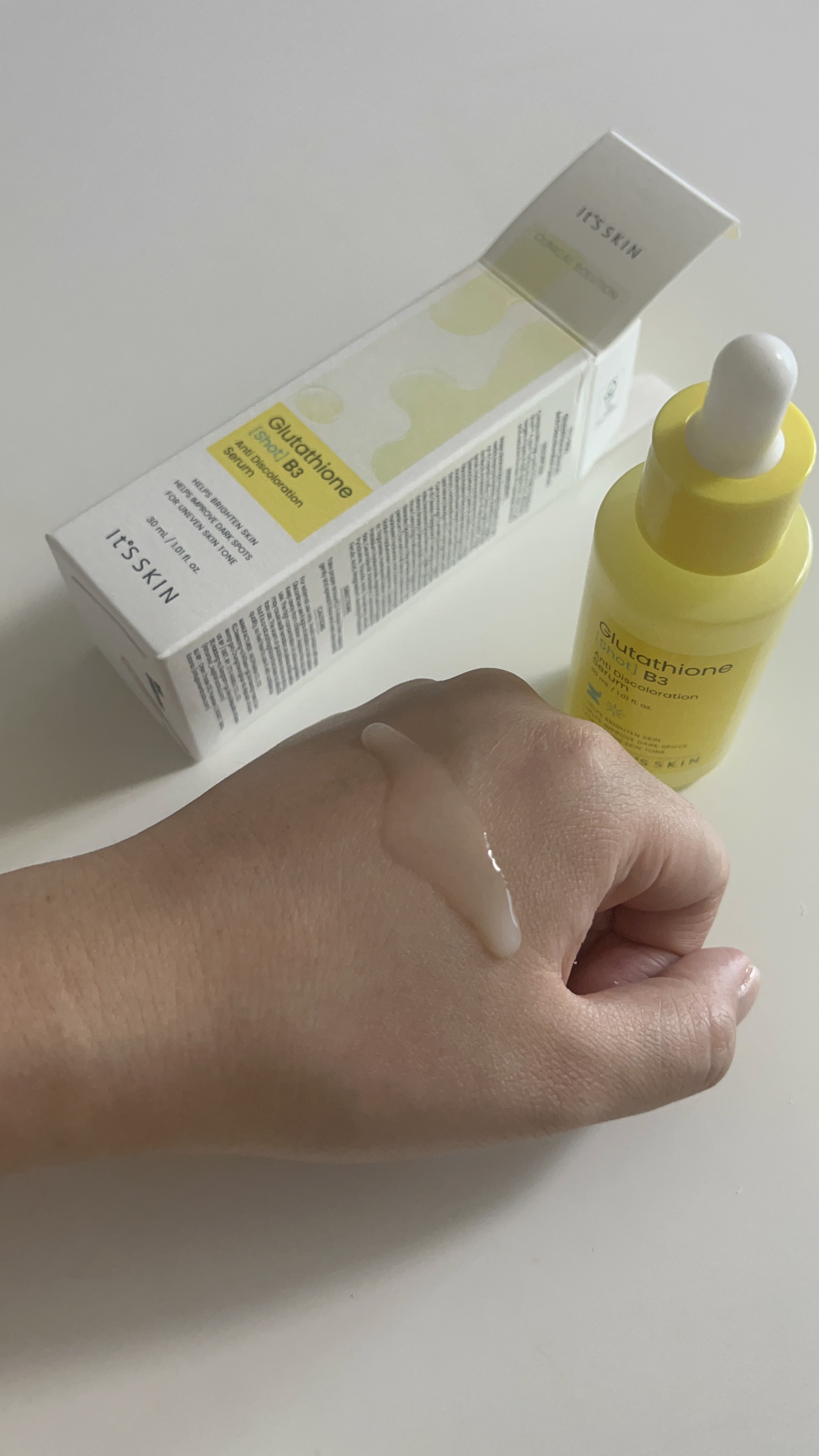 グルタチオンショットB3シミ跡セラム/It's skin/美容液を使ったクチコミ（2枚目）
