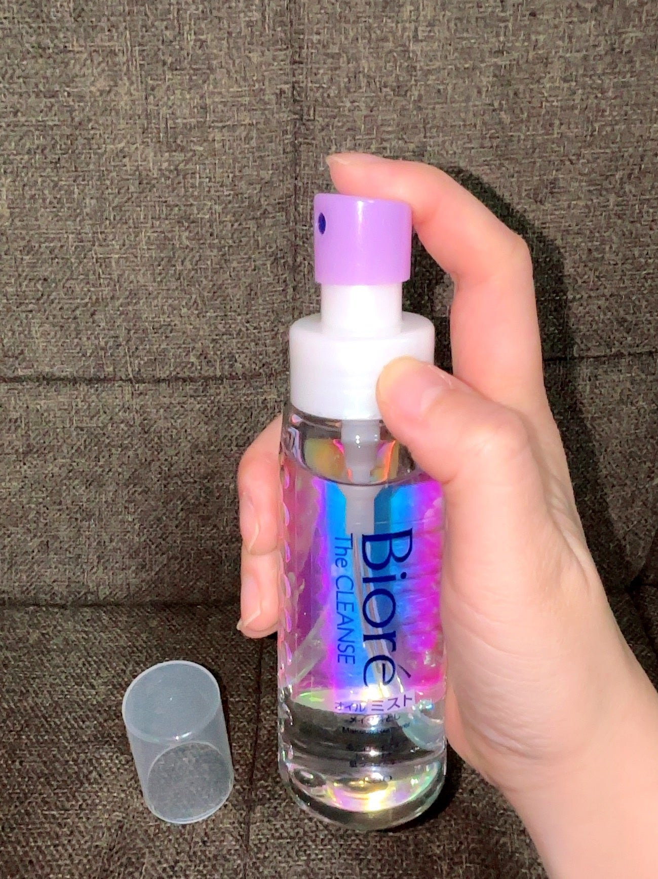 ザ クレンズ オイルミストメイク落とし/ビオレ/オイルクレンジングを使ったクチコミ(3枚目)