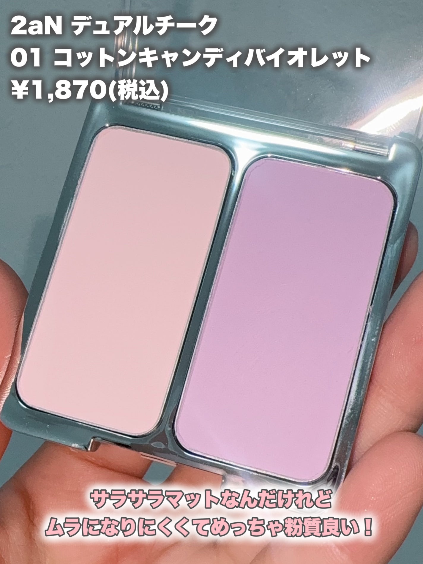 デュアルチーク/2aN/パウダーチークを使ったクチコミ(2枚目)