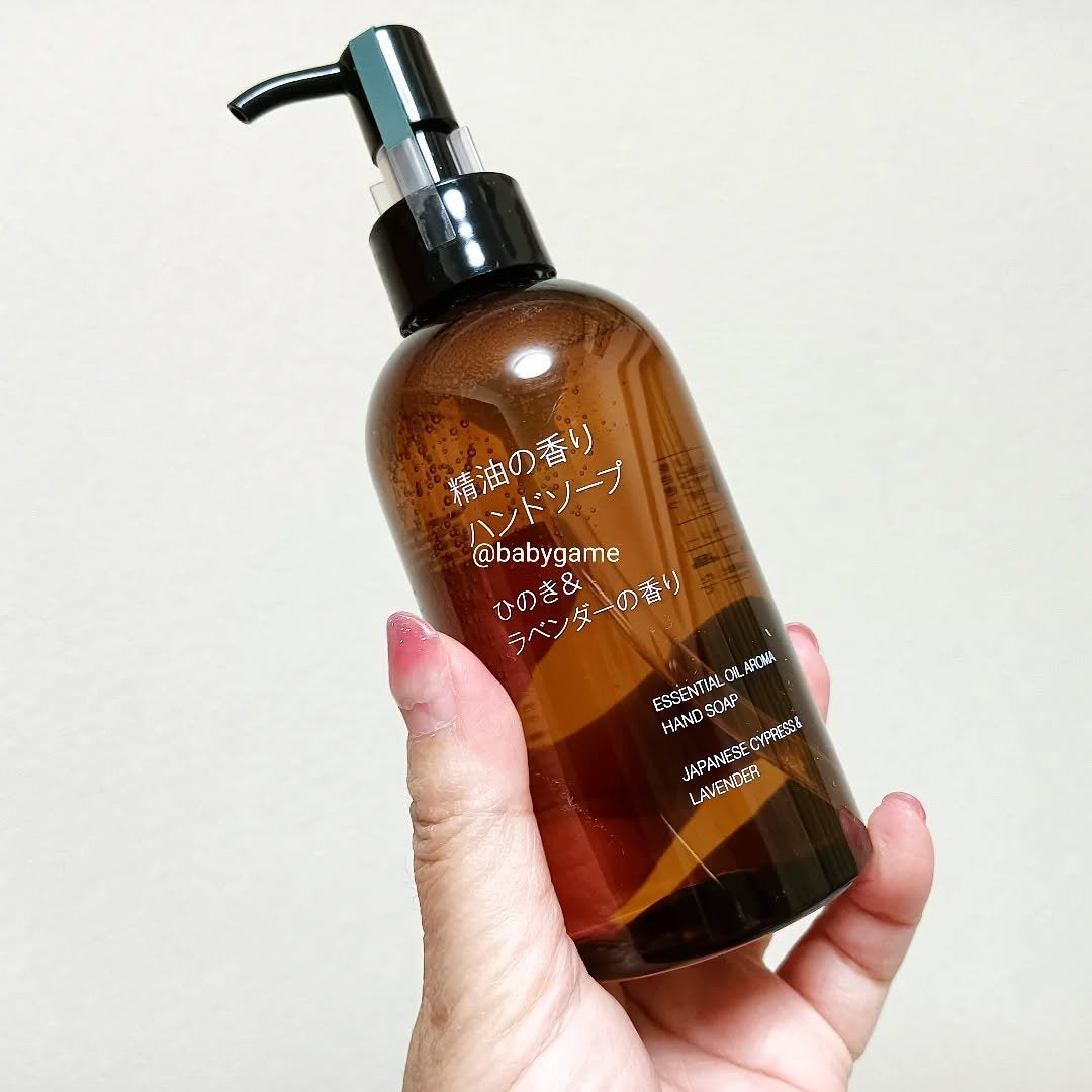 精油の香り ボディソープ ひのき&ラベンダーの香り/無印良品/ボディソープを使ったクチコミ(1枚目)