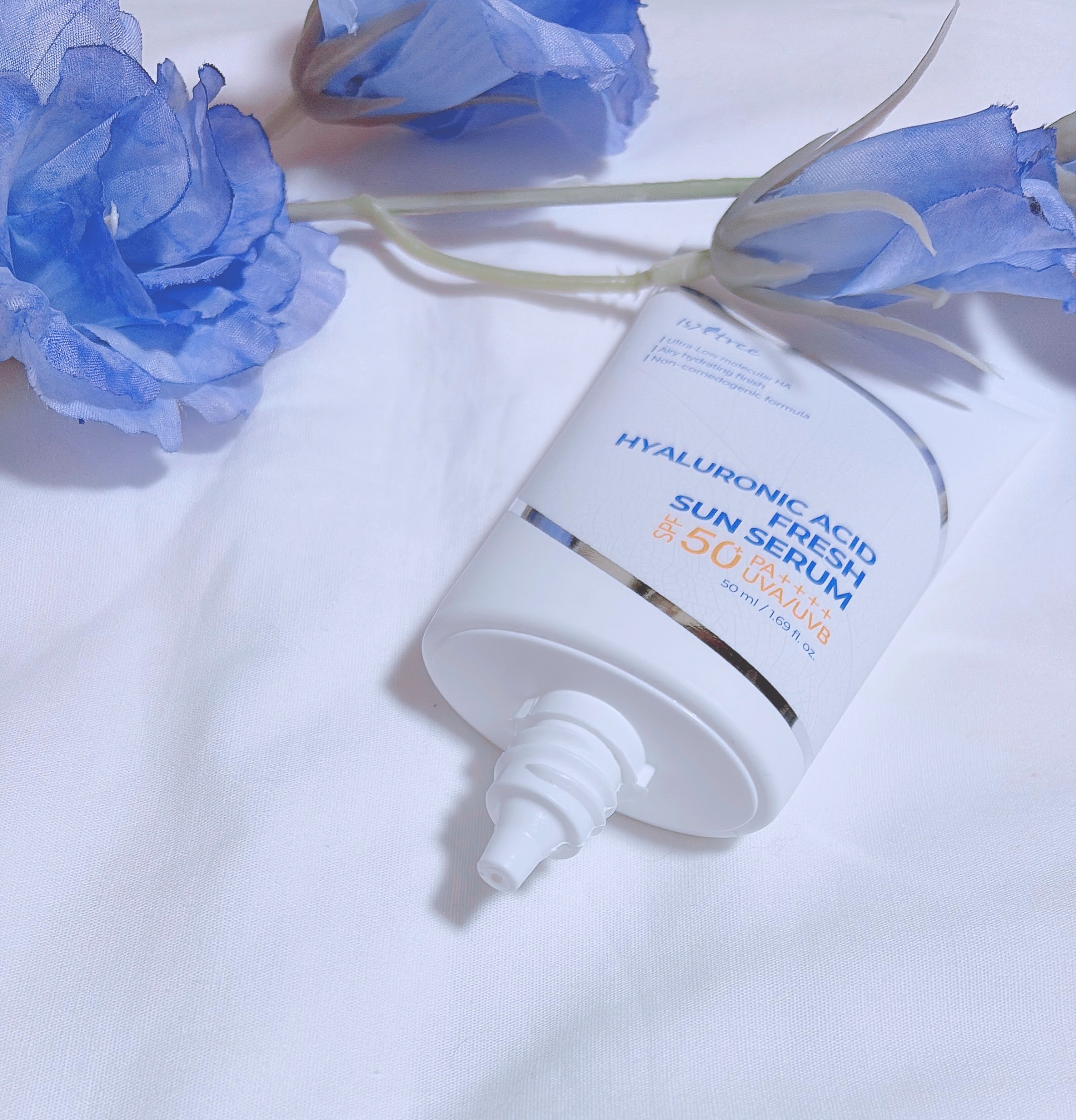 ヒアルロン酸フレッシュサンセラム/Isntree/日焼け止めクリームを使ったクチコミ（2枚目）